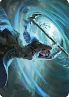 Sea Gate Stormcaller Art Card, Art Series: Zendikar Rising 50