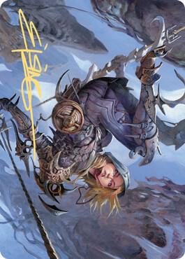 Blackbloom Rogue Art Card (Gold-Stamped Signature), Art Series: Zendikar Rising 53