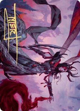 Drana, the Last Bloodchief Art Card (Gold-Stamped Signature), Art Series: Zendikar Rising 54