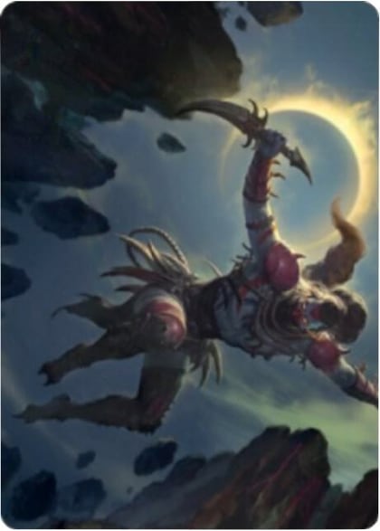 Nighthawk Scavenger Art Card, Art Series: Zendikar Rising 58