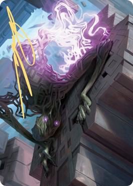Skyclave Shade Art Card (Gold-Stamped Signature), Art Series: Zendikar Rising 61