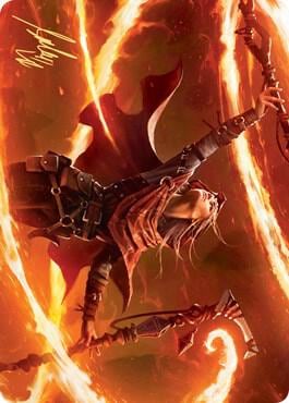 Magmatic Channeler Art Card (Gold-Stamped Signature), Art Series: Zendikar Rising 65
