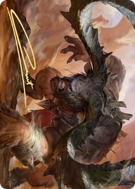 Moraug, Fury of Akoum Art Card (Gold-Stamped Signature), Art Series: Zendikar Rising 66