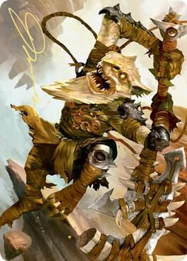 Teeterpeak Ambusher Art Card (Gold-Stamped Signature), Art Series: Zendikar Rising 67
