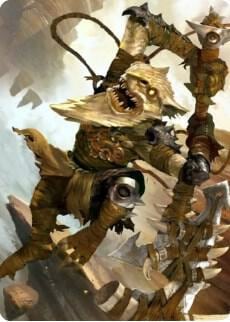 Teeterpeak Ambusher Art Card, Art Series: Zendikar Rising 67