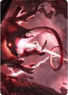 Thundering Rebuke Art Card, Art Series: Zendikar Rising 68