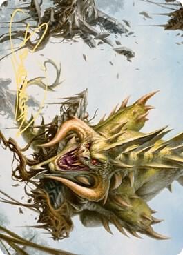 Canopy Baloth Art Card (Gold-Stamped Signature), Art Series: Zendikar Rising 70