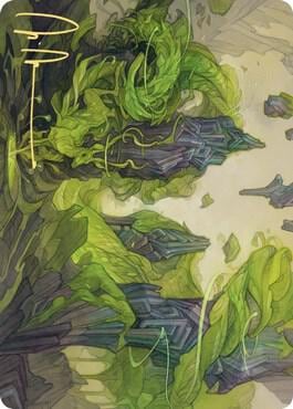 Reclaim the Wastes Art Card (Gold-Stamped Signature), Art Series: Zendikar Rising 72