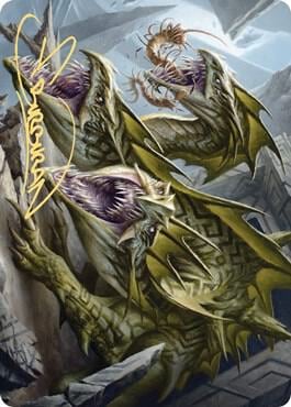 Grakmaw, Skyclave Ravager Art Card (Gold-Stamped Signature), Art Series: Zendikar Rising 76
