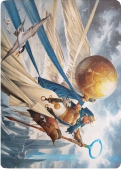 Linvala, Shield of Sea Gate Art Card, Art Series: Zendikar Rising 77