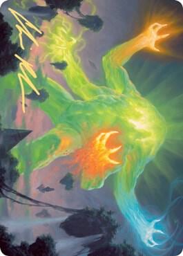 Omnath, Locus of Creation Art Card (Gold-Stamped Signature), Art Series: Zendikar Rising 78