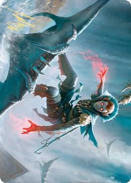Umara Mystic Art Card (Gold-Stamped Signature), Art Series: Zendikar Rising 80