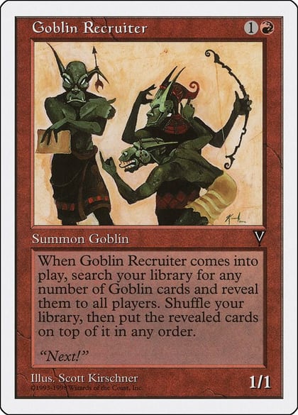 Goblin Recruiter, Anthologies #79542