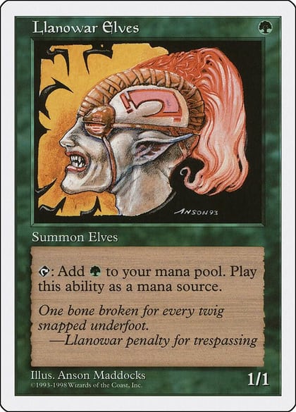 Llanowar Elves, Anthologies #79596