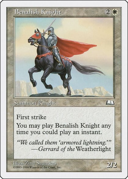 Benalish Knight, Anthologies #79600