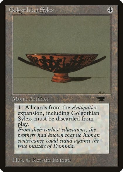 Golgothian Sylex, Antiquities #3286