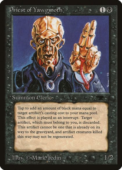 Priest of Yawgmoth, Antiquities #3308