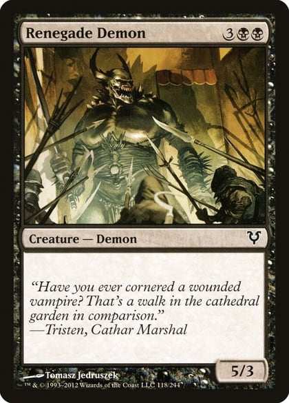 Renegade Demon, Avacyn Restored 118
