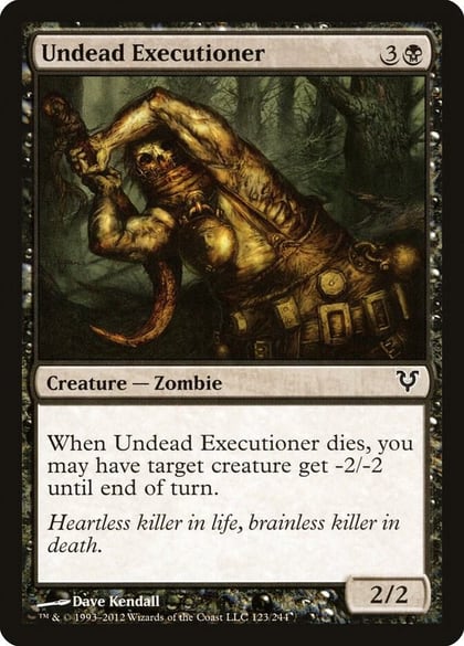 Undead Executioner, Avacyn Restored 123