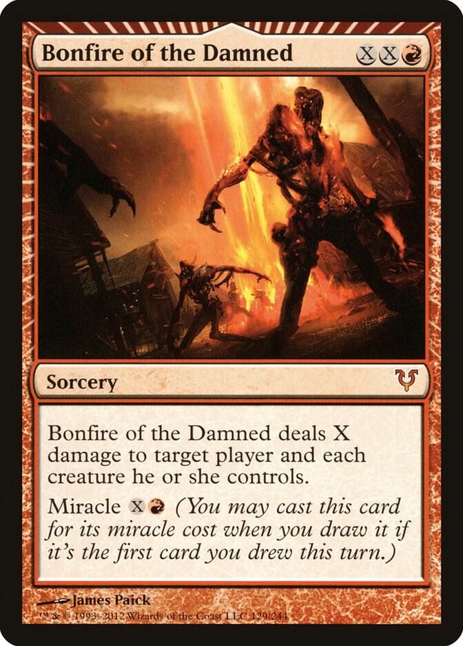 Bonfire of the Damned, Avacyn Restored 129