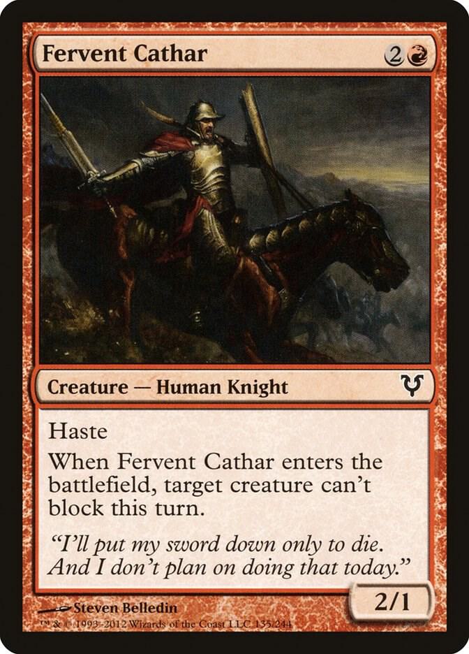 Fervent Cathar, Avacyn Restored 135