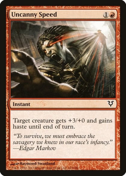 Uncanny Speed, Avacyn Restored 163
