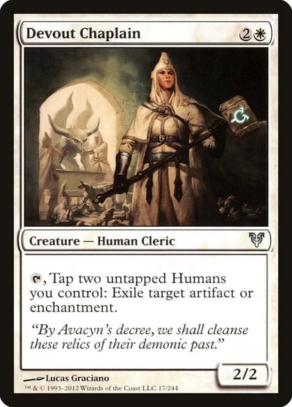 Devout Chaplain, Avacyn Restored 17