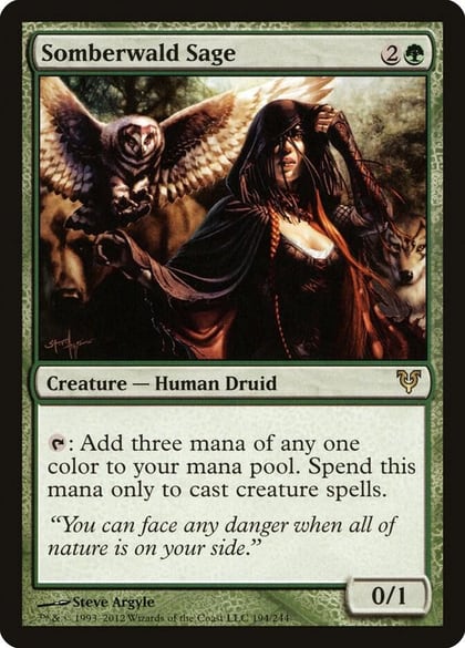 Somberwald Sage, Avacyn Restored 194