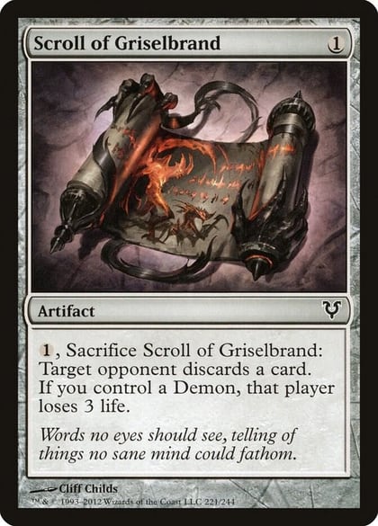 Scroll of Griselbrand, Avacyn Restored 221