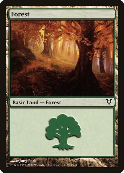 Forest (243), Avacyn Restored 243