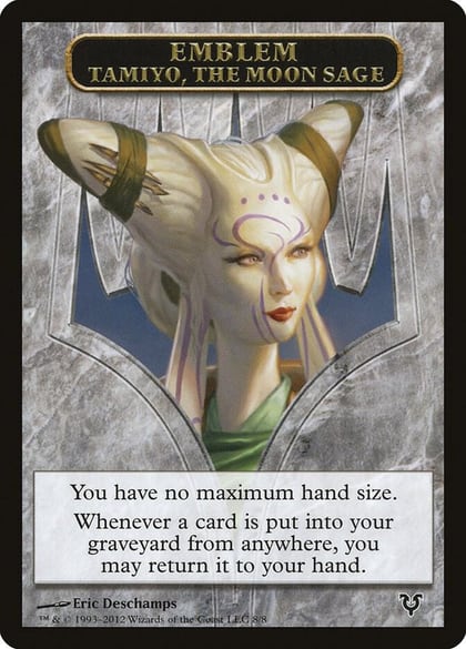 Emblem - Tamiyo, the Moon Sage, Avacyn Restored 8