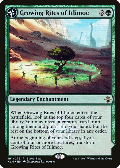 Growing Rites of Itlimoc, Buy-A-Box Promos 191