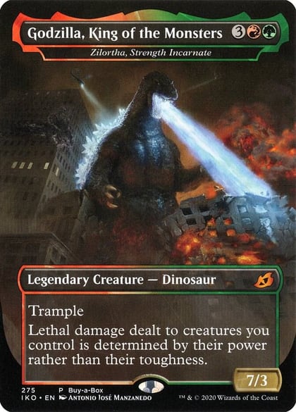 Godzilla, King of the Monsters - Zilortha, Strength Incarnate, Buy-A-Box Promos 275