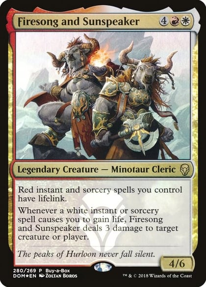 Firesong and Sunspeaker, Buy-A-Box Promos 280