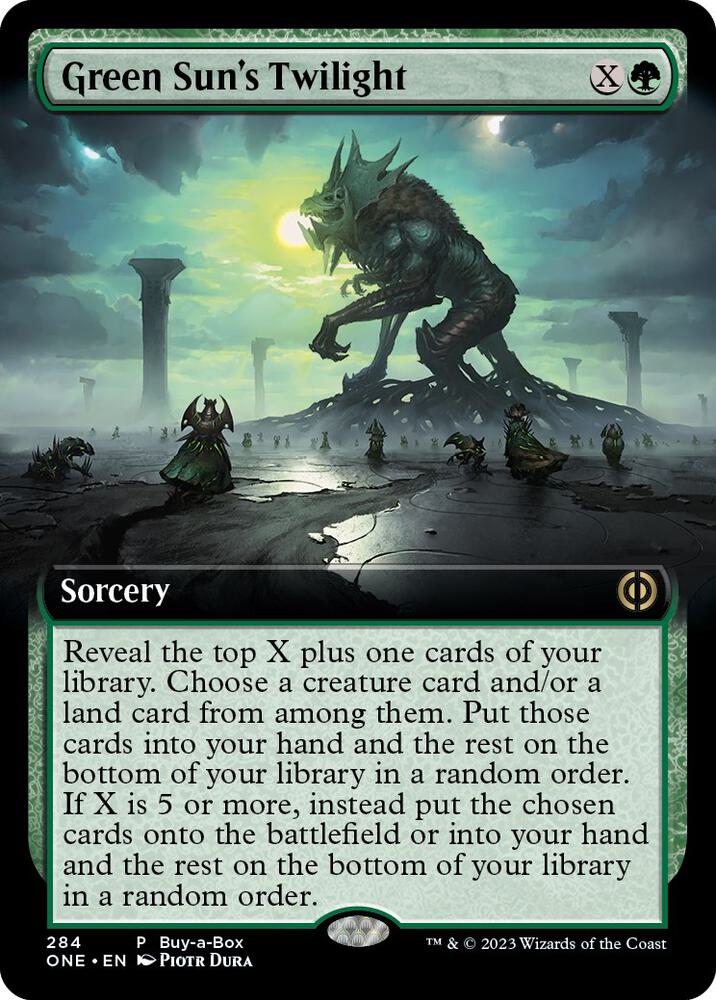Green Sun's Twilight (Extended Art), Buy-A-Box Promos 284