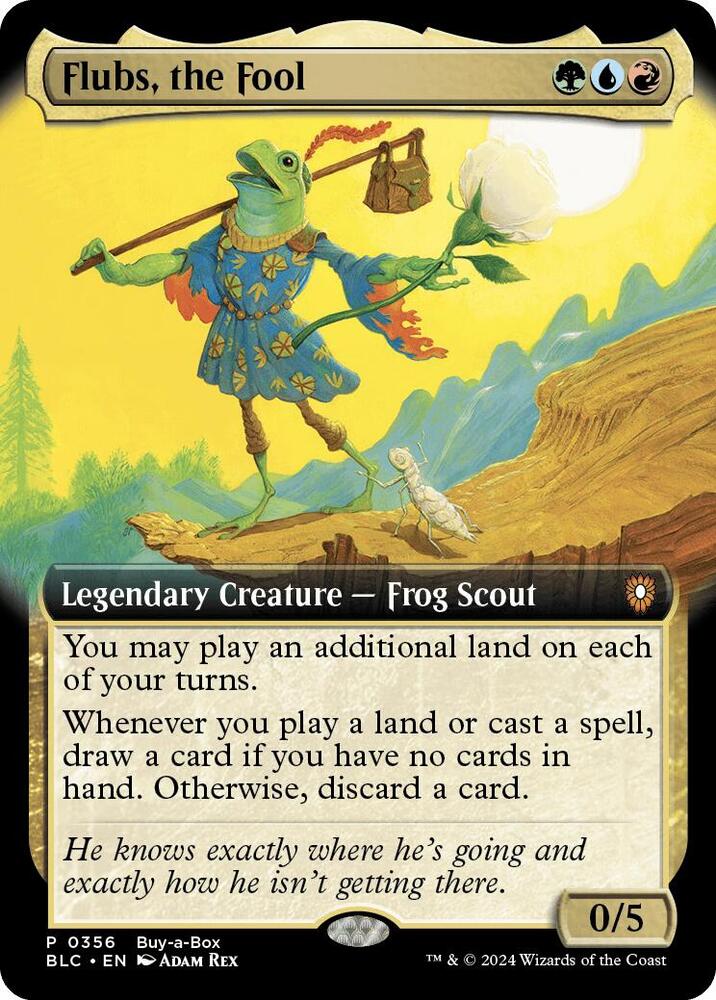 Flubs, the Fool (Extended Art), Buy-A-Box Promos 356