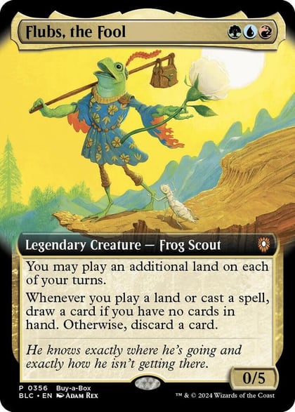 Flubs, the Fool (Extended Art), Buy-A-Box Promos 356
