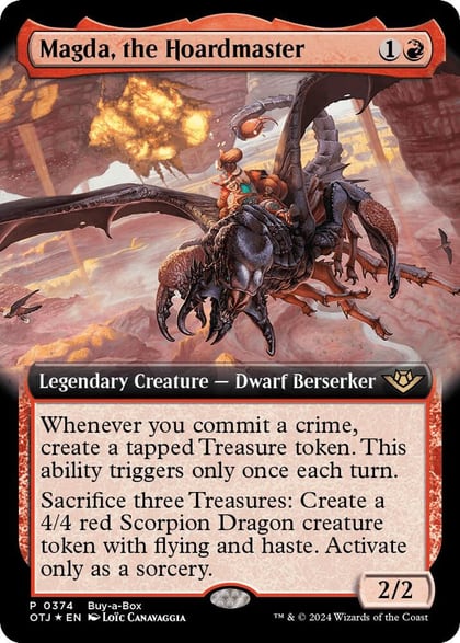Magda, the Hoardmaster (Extended Art), Buy-A-Box Promos 374