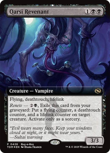 Qarsi Revenant (Extended Art), Buy-A-Box Promos 426