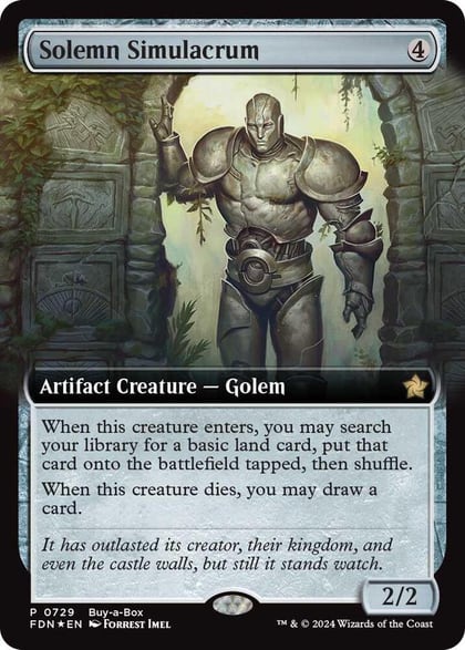 Solemn Simulacrum (Extended Art), Buy-A-Box Promos 729