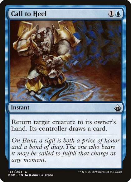 Call to Heel, Battlebond 114
