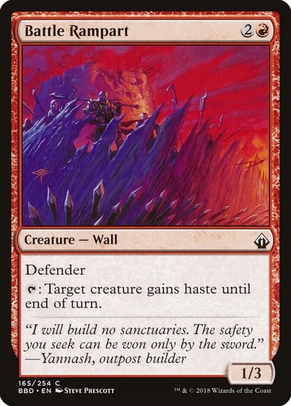 Battle Rampart, Battlebond 165