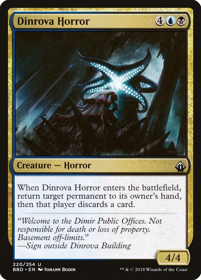 Dinrova Horror, Battlebond 220