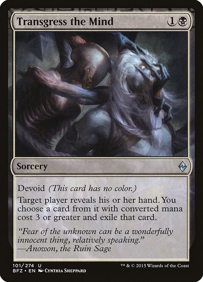Transgress the Mind, Battle for Zendikar 101