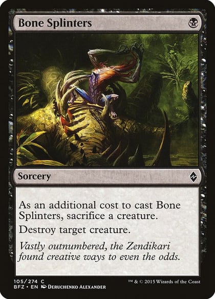 Bone Splinters, Battle for Zendikar 105