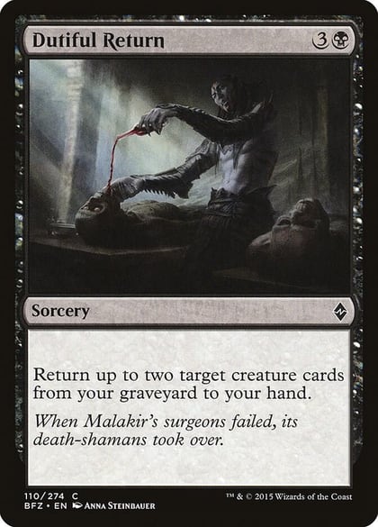 Dutiful Return, Battle for Zendikar 110