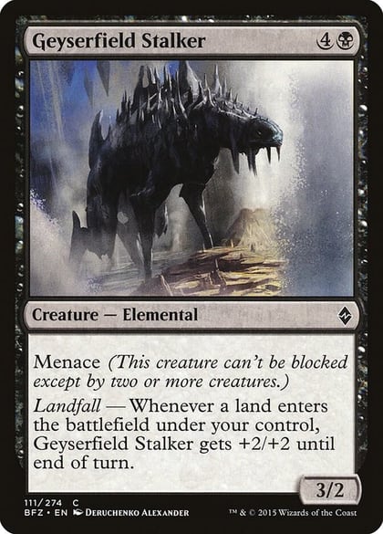 Geyserfield Stalker, Battle for Zendikar 111