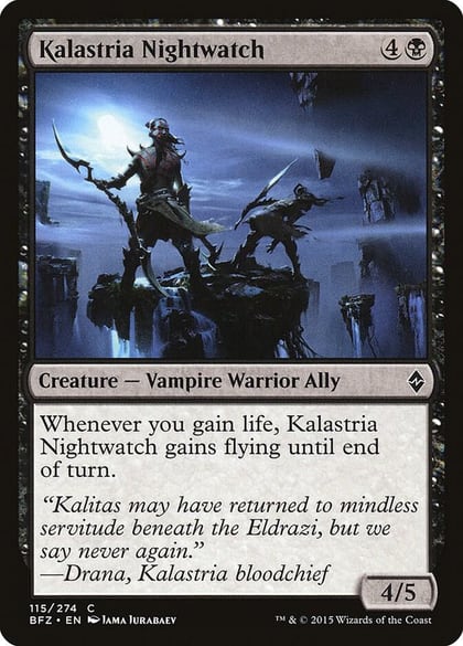 Kalastria Nightwatch, Battle for Zendikar 115