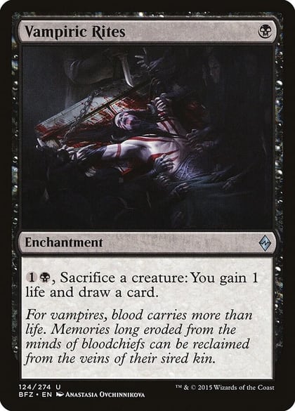 Vampiric Rites, Battle for Zendikar 124