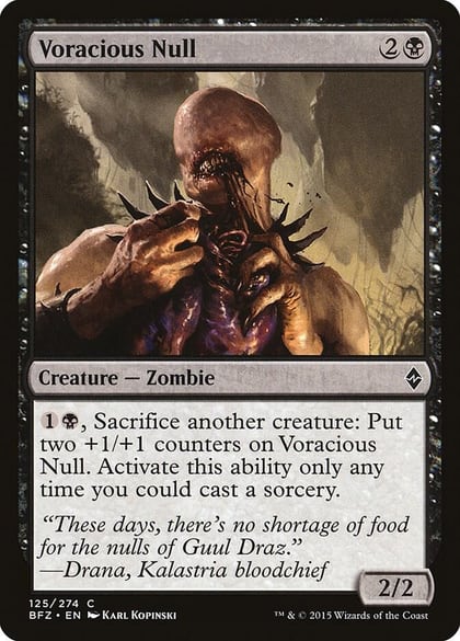 Voracious Null, Battle for Zendikar 125